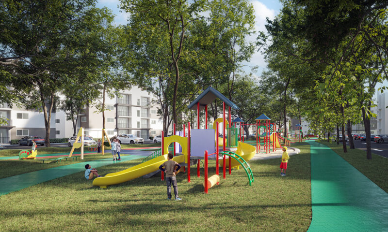 PROYECTO PALMAS SANTO DOMINGO NORTE, APARTAMENTOS DE 2 Y 3 HABITACIONES DESDE US$61,900 CON FACILIDADES DE PAGOS